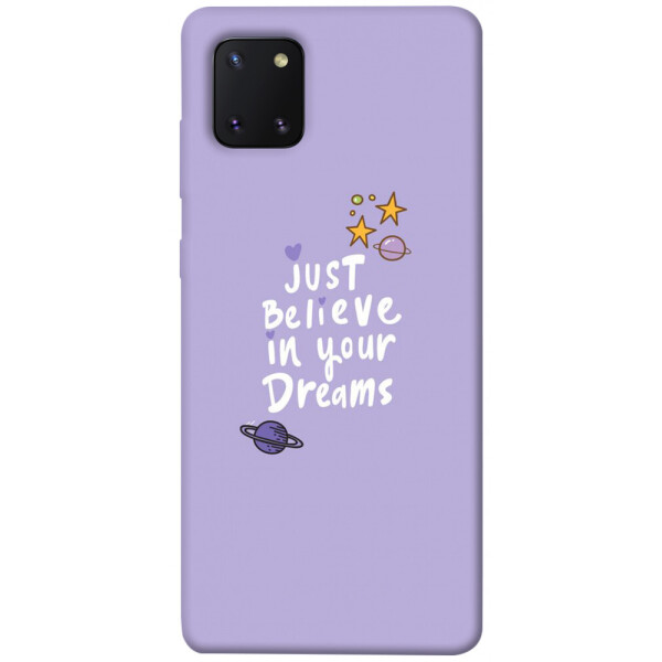 

Чехол Just believe in your Dreams для Galaxy Note 10 Lite (2020) (1070140)