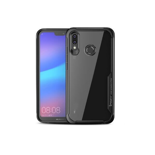 

TPU+PC чехол iPaky Luckcool Series для Huawei P Smart+ (Черный) (663885)