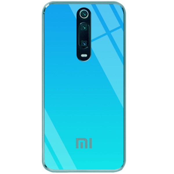 

TPU+Glass чехол Gradient Rainbow с лого для Xiaomi Redmi K20 (Голубой) (737980)