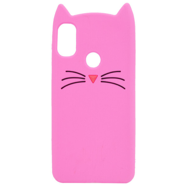 

Силиконовая накладка 3D Cat для Xiaomi Redmi Note 5 (Розовый) (717391)