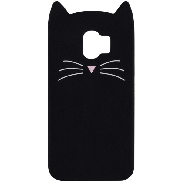 

Силиконовая накладка 3D Cat для Samsung J250F Galaxy J2 Pro (2018) (Черный) (717412)