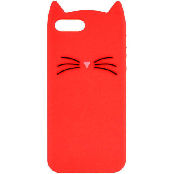 

Силиконовая накладка 3D Cat для iPhone 7 plus (5.5";) (Красный) (839811)