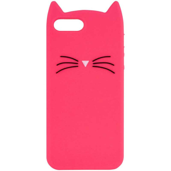 

Силиконовая накладка 3D Cat для iPhone 8 plus (5.5";) (Персиковый) (839813)