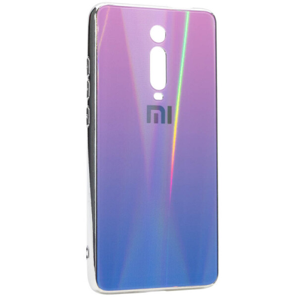 

TPU+Glass чехол Gradient Aurora с лого для Xiaomi Mi 9T (Фиолетовый) (743683)