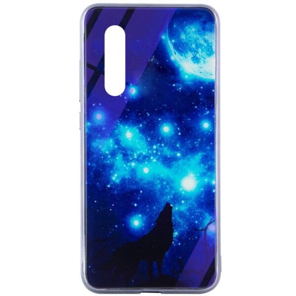 

TPU+Glass чехол Fantasy с глянцевыми торцами для Xiaomi Mi CC9 (Лунная ночь) (718115)