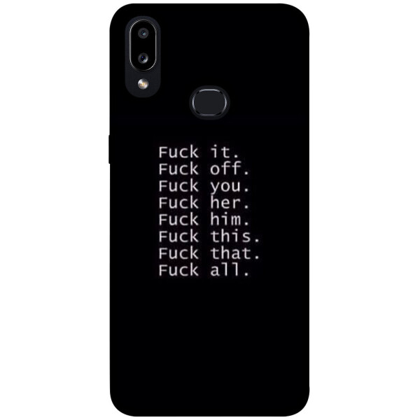 

Чехол F_ck it для Galaxy A10s (2019) (1074466)