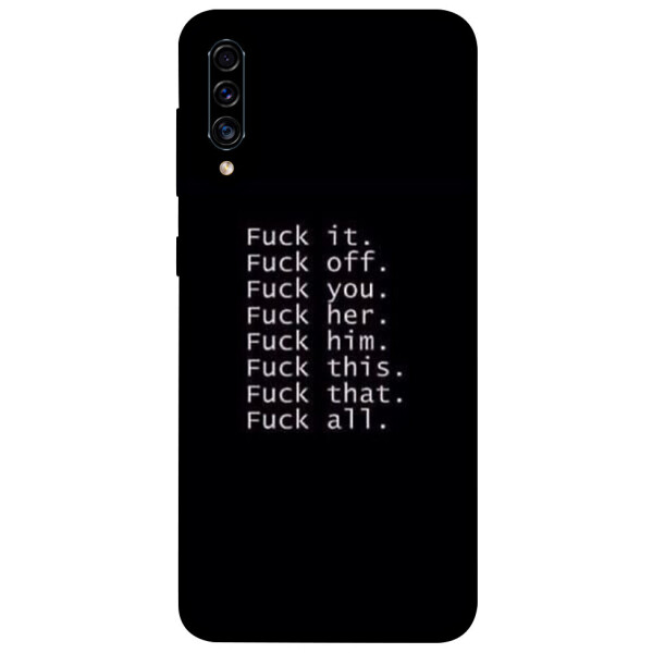 

Чехол F_ck it для Galaxy A30s (2019) (1074472)