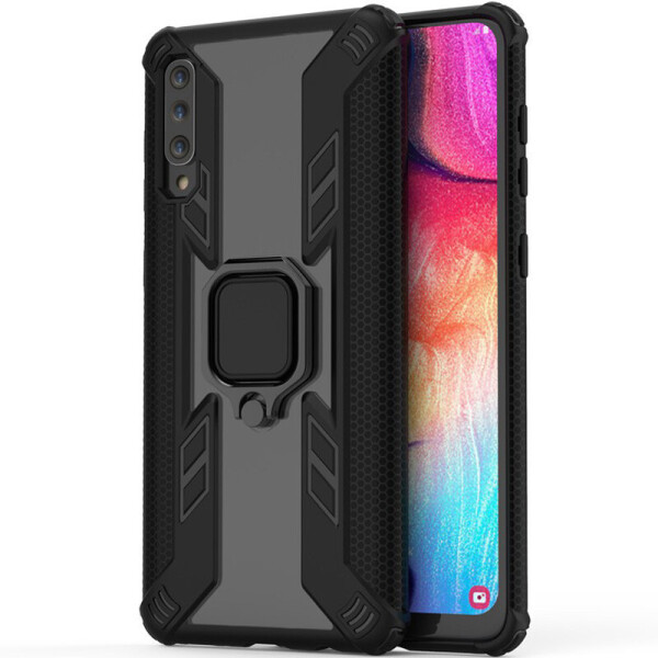 

Ударопрочный чехол Combo Ring for Magnet для Xiaomi Mi CC9 (Черный) (768162)