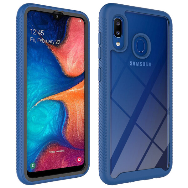 

Ударопрочный чехол Full-body Bumper Case для Samsung Galaxy A20 A205F (Синий) (725412)