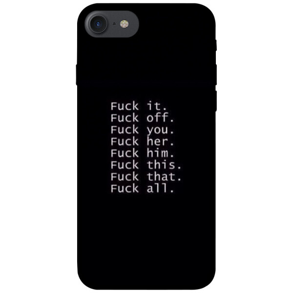 

Чехол F_ck it для iPhone 11 (1074452)