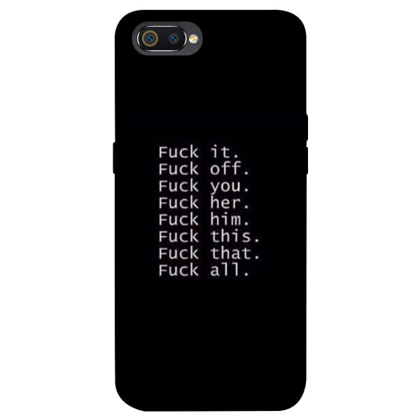 

Чехол F_ck it для Realme C3 (1074531)