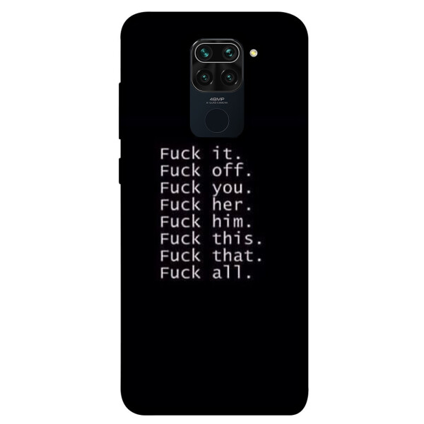 

Чехол F_ck it для Xiaomi Redmi Note 9 (1074579)