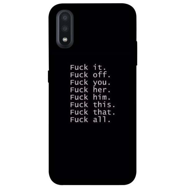 

Чехол F_ck it для Galaxy A01 (1074461)