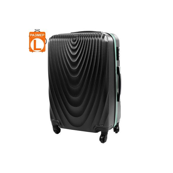 

Чемодан Rogal RGL663L-black-green