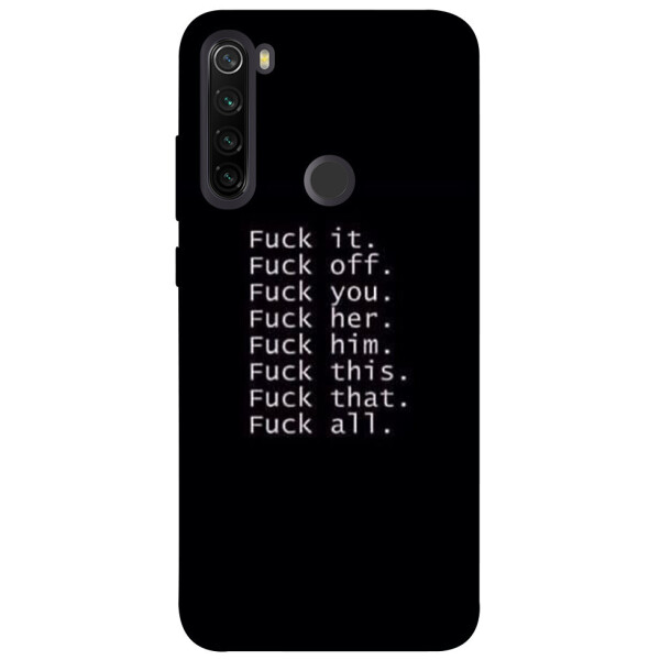 

Чехол F_ck it для Xiaomi Redmi Note 8T (1074555)