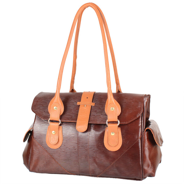 

Сумка повседневно-дорожная Laskara LK-DM233-choco-cognac