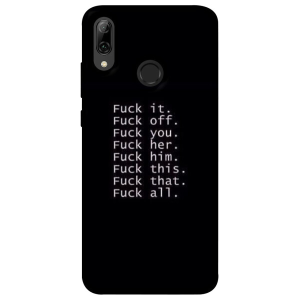 

Чехол F_ck it для Huawei P Smart (2019) (1074499)