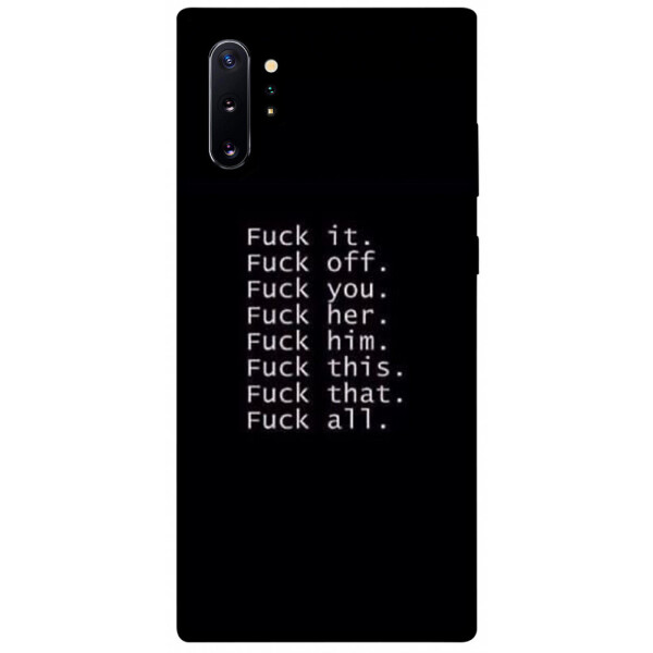 

Чехол F_ck it для Galaxy Note 10+ (2019) (1074483)