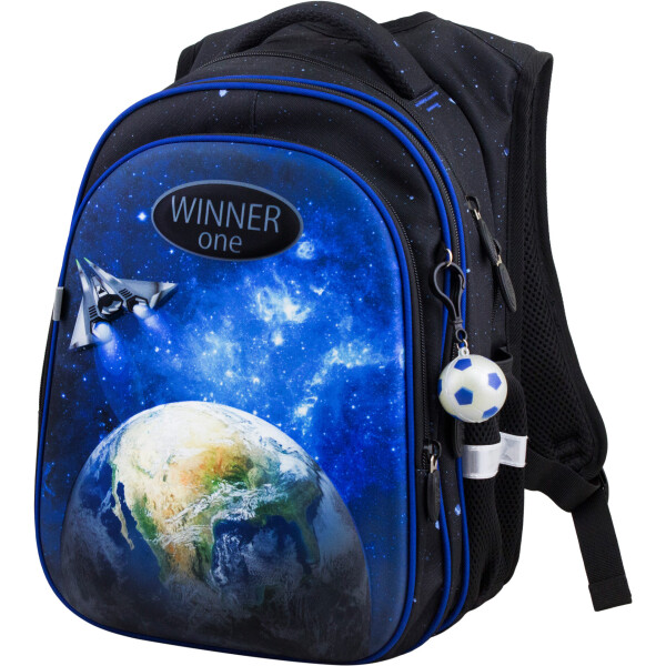 

Рюкзак школьный Winner Stile R1-008 для мальчиков черный