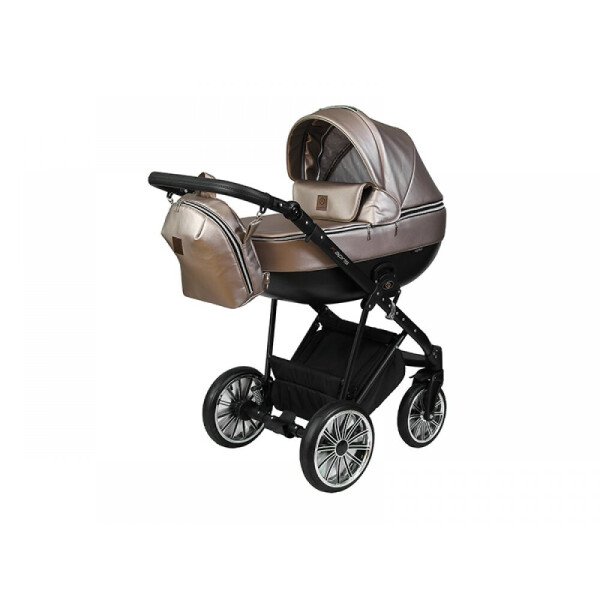 

Детская коляска 2 в 1 Angelina Kapris Luxury, бежевая (KL-15)