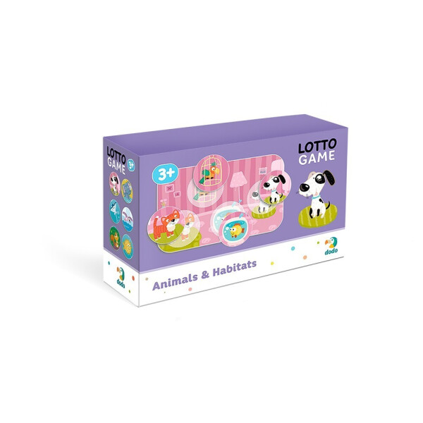 

Настольная игра лото DoDo Животные и среда обитания (300196)