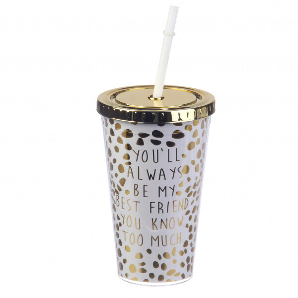 

Стакан c трубочкой Thermo LP2-41-48724 многоцветный ,450 мл