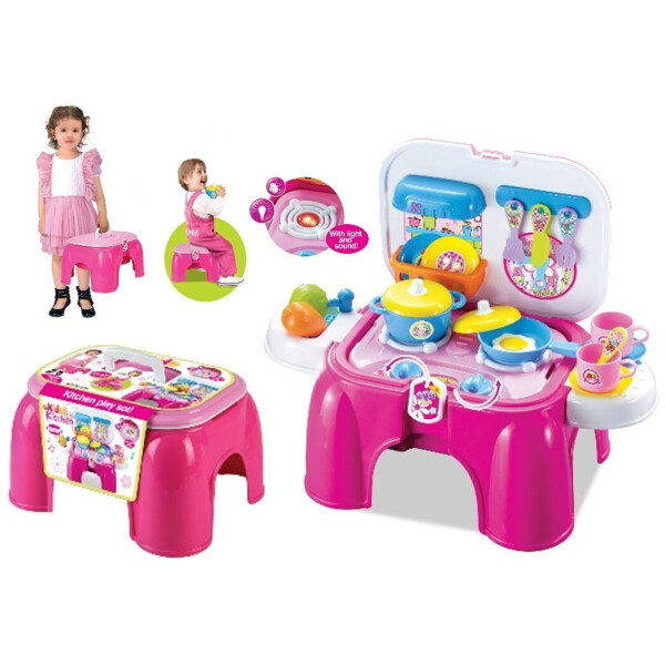 

Игровой набор Кухня - стульчик с аксессуарами 008-93A