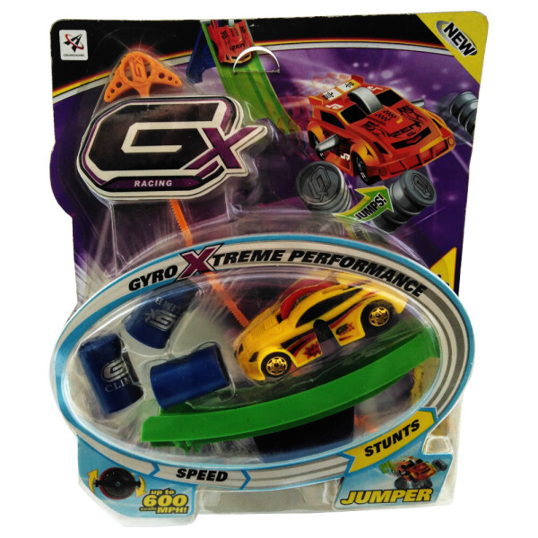 

Игровой набор "Gx Racers" 02 Series Dirt Bomber с гироскопом Jumper: машинка и сборный трек