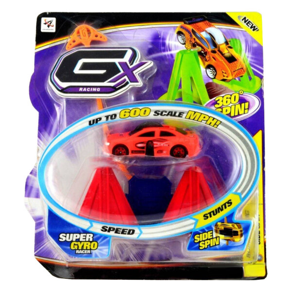 

Игровой набор "Gx Racers" 03 Series Supersonic с гироскопом Side Spin: машинка и сборный трек