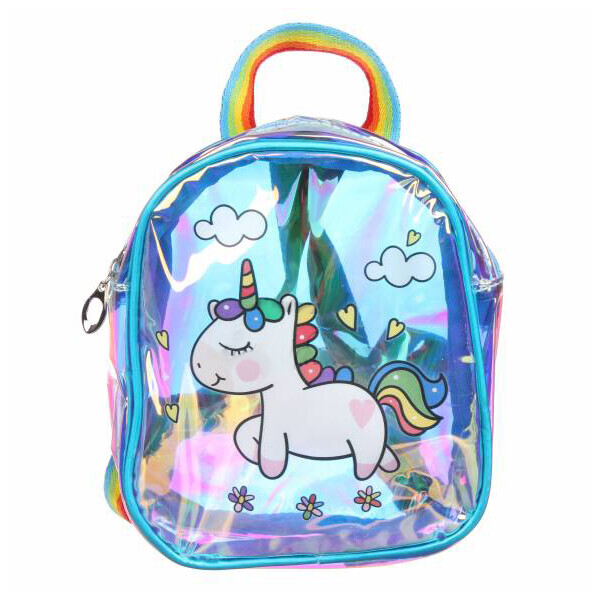 

Рюкзак для девочек Единорог Cappuccino Toys CT82-051 голубой