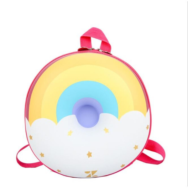 

Рюкзак дошкольный Cappuccino Toys Радуга 3D-7743 круглый розовый