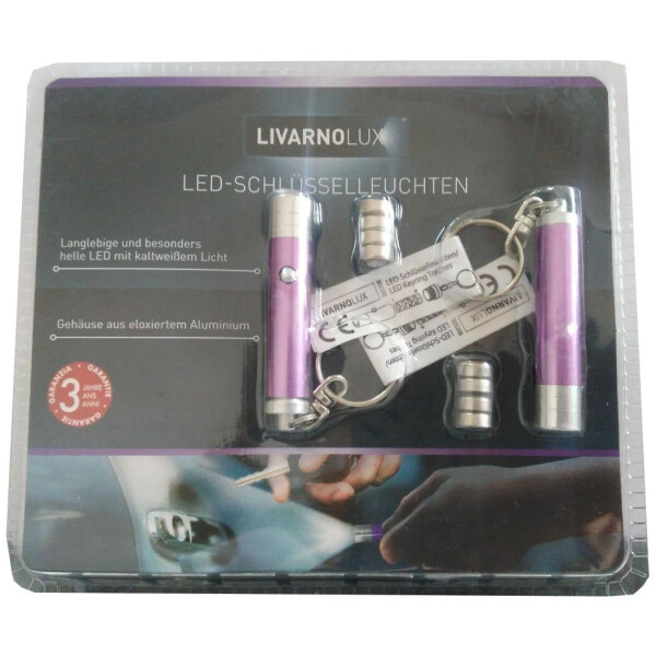 

Фонарик-брелок LED Livarno Lux, фиолетовый (2 шт.)