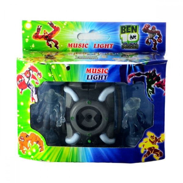 

Часы Бен 10 "Alien Force" c 2-мя фигурками, свет и звук
