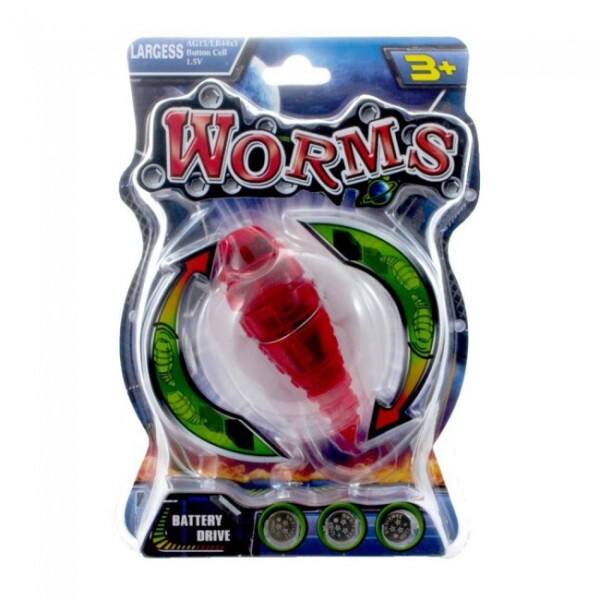 

Интерактивная гусеница "WORMS" красная