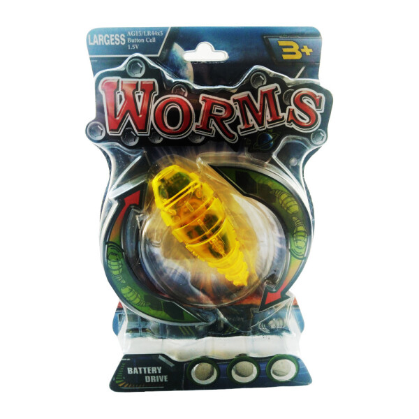 

Интерактивная гусеница "WORMS" желтая
