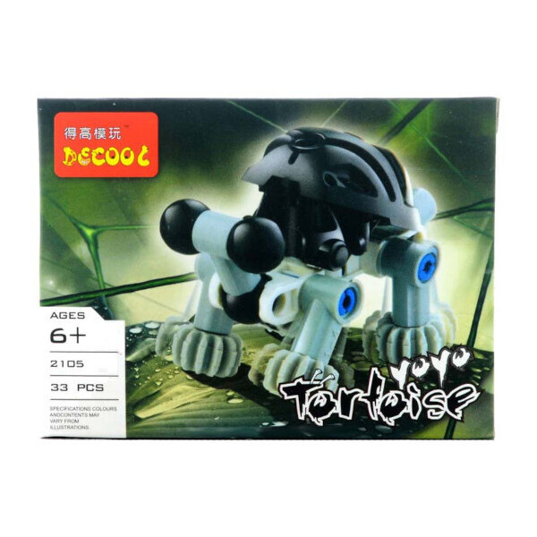 

Конструктор Decool Черная Черепашка Yoyo Tortoise, 33 дет.