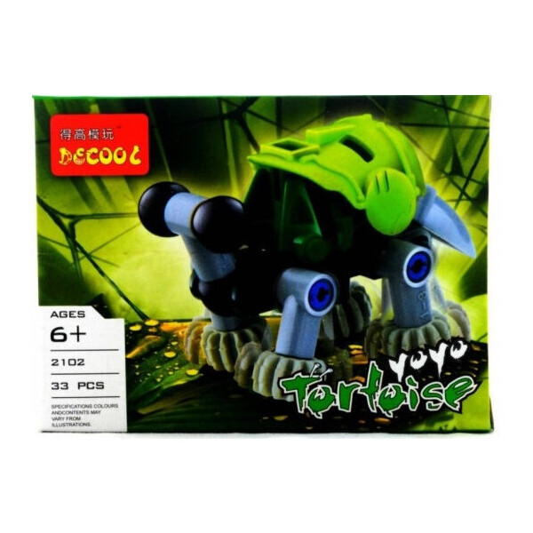 

Конструктор Decool Зеленая Черепашка Yoyo Tortoise, 33 дет.