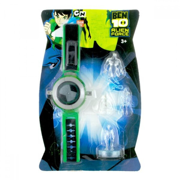 

Часы Бен 10 "Alien Force" c 4-мя фигурками, свет и звук