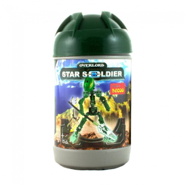

Конструктор Decool Star Soldier Overlord зеленый