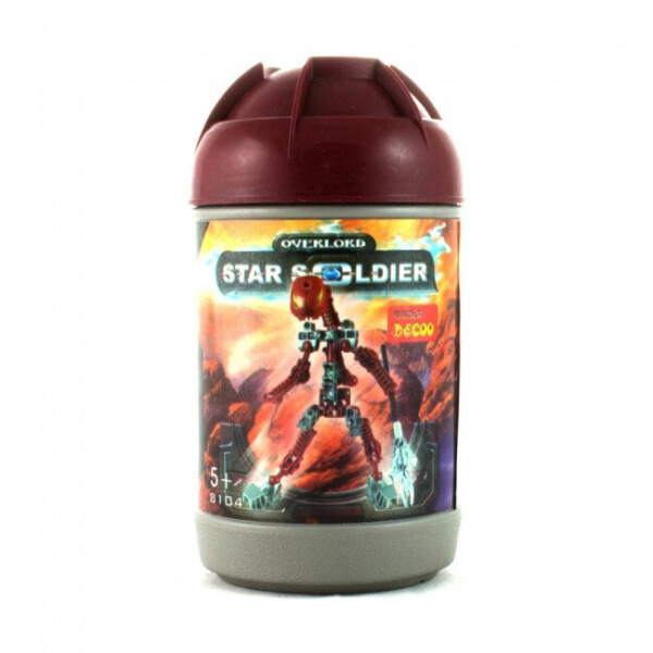 

Конструктор Decool Star Soldier Overlord бордовый