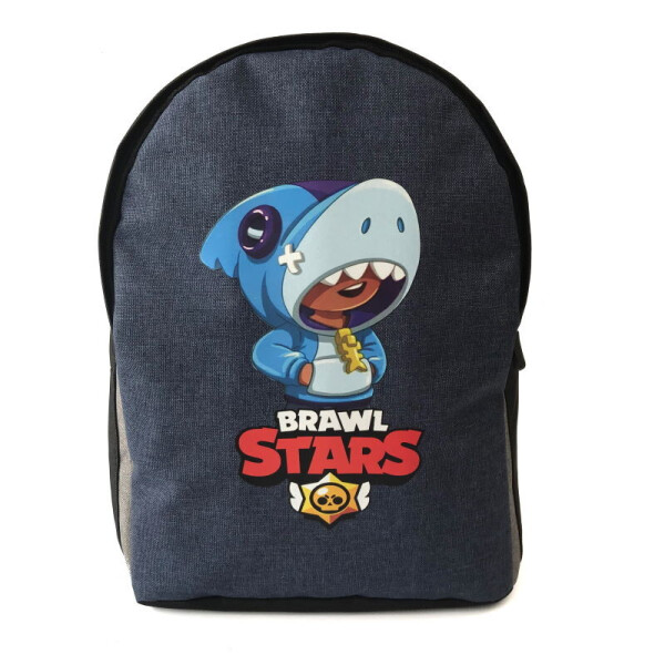 

Рюкзак Бравл Старс подростковый Cappuccino Toys Brawl Stars 1533-1 Леон Акула синий