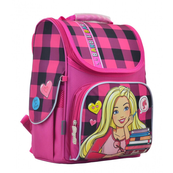 

Рюкзак-ранец 1 вересня Barbie H-11 школьный розовый