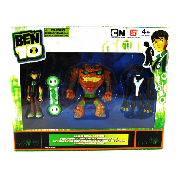 

Набор из 3-х экшен-фигурок Бен 10 "Alien Force": Ben Tennyson, Gravattack, Feedback