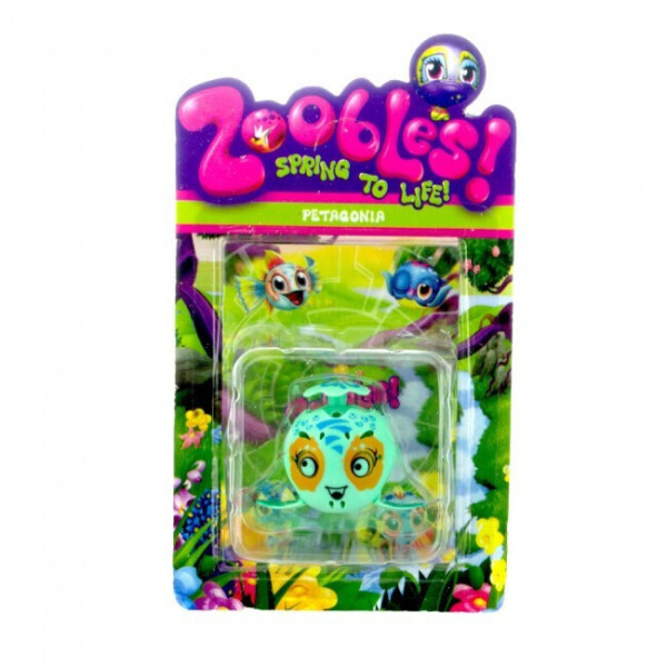 

Фигурка Zoobles Petagonia 3,5 см бирюзовая