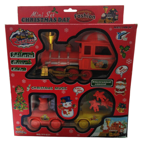 

Игровой набор Race Game "Christmas Day": Паровозик с двумя вагонами