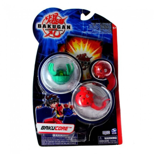 

Игровой набор Бакуган Battle Brawlers Bakucore 3в1 3 бакугана и 3 магнитные карты
