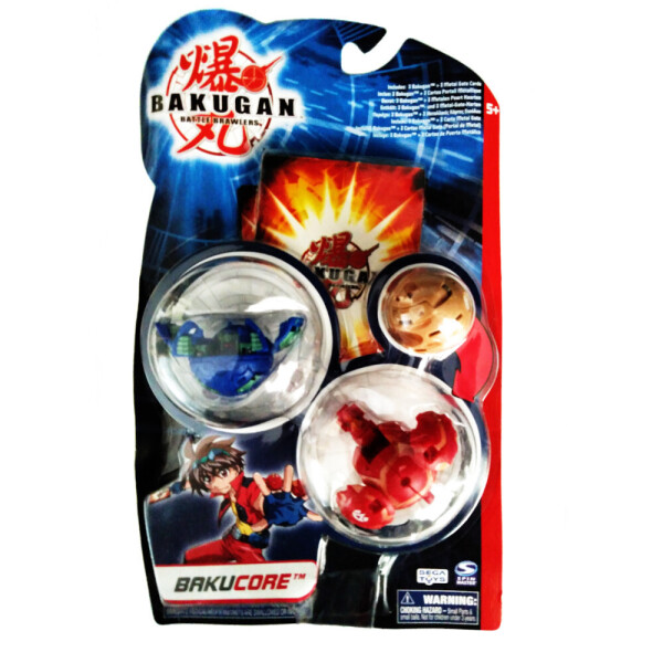 

Игровой набор Бакуган Battle Brawlers Bakucore 3в1 3 бакугана и 3 магнитные карты