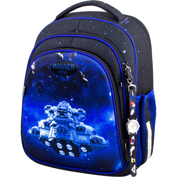 

Рюкзак школьный Winner Stile 5009 для мальчиков черный
