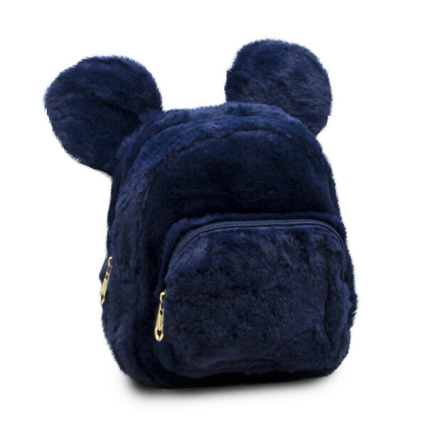 

Рюкзак детский меховой с ушками Мики Cappuccino Toys CT7017.277 синий