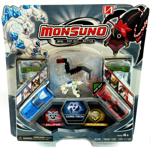 

Игровой набор Monsuno: 2 минифигурки Lock и Spikelash, 2 капсулы, 6 карт способностей